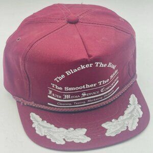 Vintage Snapback Trucker Hat Rope Brim Excellent Cap
